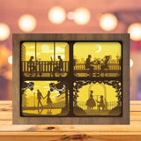 Love Story - Paper Cutting Light Box - LightBoxGoodman