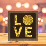 Love Sunflower - Paper Cutting Light Box - LightBoxGoodman - LightboxGoodman