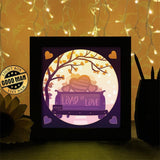 Love Truck - Paper Cutting Light Box - LightBoxGoodman - LightboxGoodman