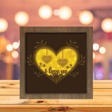 Love Us - Paper Cutting Light Box - LightBoxGoodman