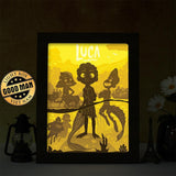 Luca - Paper Cut Light Box File - Cricut File - 20x26cm - LightBoxGoodMan - LightboxGoodman