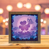 Lucky Clover – Paper Cut Light Box File - Cricut File - 20x20cm - LightBoxGoodMan - LightboxGoodman