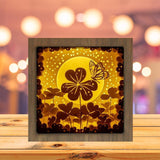 Lucky Clover - Paper Cutting Light Box - LightBoxGoodman - LightboxGoodman