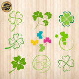 Lucky Leaf - Cricut File - Svg, Png, Dxf, Eps - LightBoxGoodMan - LightboxGoodman