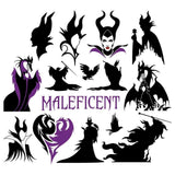 Maleficent - Cricut File - Svg, Png, Dxf, Eps - LightBoxGoodMan