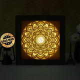 Mandala 2 – Paper Cut Light Box File - Cricut File - 20x20cm - LightBoxGoodMan - LightboxGoodman