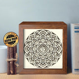 Mandala 2 – Paper Cut Light Box File - Cricut File - 20x20cm - LightBoxGoodMan - LightboxGoodman