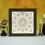 Mandala 4 – Paper Cut Light Box File - Cricut File - 20x20cm - LightBoxGoodMan - LightboxGoodman