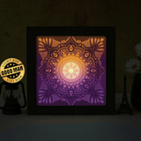 Mandala 5 – Paper Cut Light Box File - Cricut File - 20x20cm - LightBoxGoodMan - LightboxGoodman