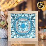 Mandala 7 – Paper Cut Light Box File - Cricut File - 20x20cm - LightBoxGoodMan - LightboxGoodman