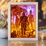 Mandalorian – Paper Cut Light Box File - Cricut File - 20x26cm - LightBoxGoodMan