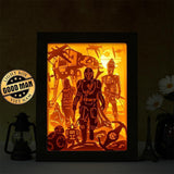 Mandalorian – Paper Cut Light Box File - Cricut File - 20x26cm - LightBoxGoodMan - LightboxGoodman