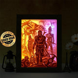 Mandalorian – Paper Cut Light Box File - Cricut File - 20x26cm - LightBoxGoodMan - LightboxGoodman