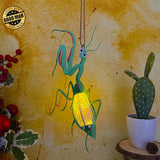 Mantis - 3D Mantis Lantern File - 7.8x10.7" - Cricut File - LightBoxGoodMan - LightboxGoodman