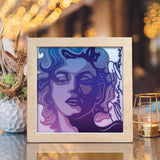 Marilyn Monroe – Paper Cut Light Box File - Cricut File - 20x20cm - LightBoxGoodMan