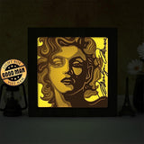 Marilyn Monroe – Paper Cut Light Box File - Cricut File - 20x20cm - LightBoxGoodMan - LightboxGoodman