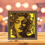 Marilyn Monroe - Paper Cutting Light Box - LightBoxGoodman