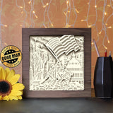 Marines 2 - Paper Cutting Light Box - LightBoxGoodman - LightboxGoodman