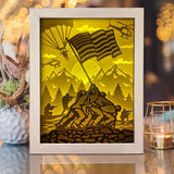 Marines - Paper Cut Light Box File - Cricut File - 20x26cm - LightBoxGoodMan - LightboxGoodman