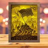 Marines - Paper Cutting Light Box - LightBoxGoodman