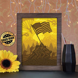 Marines - Paper Cutting Light Box - LightBoxGoodman - LightboxGoodman