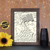 Marines - Paper Cutting Light Box - LightBoxGoodman - LightboxGoodman