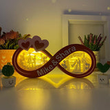 Marry Me - Paper Cut Infinity Love Light Box File - Cricut File - 2,3x4,5 Inches - LightBoxGoodMan - LightboxGoodman