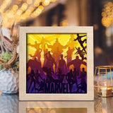 Marvel Square – Paper Cut Light Box File - Cricut File - 20x26cm - LightBoxGoodMan