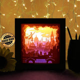 Mary Poppins 2 Square - Paper Cutting Light Box - LightBoxGoodman - LightboxGoodman