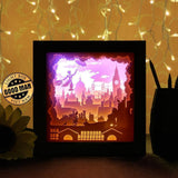 Mary Poppins 2 Square - Paper Cutting Light Box - LightBoxGoodman - LightboxGoodman