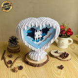 Mature Love - 3D Pop-up Light Box Heart File - Cricut File - LightBoxGoodMan - LightboxGoodman