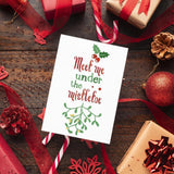 Meet Me Under The Mistletoe - Cricut File - Svg, Png, Dxf, Eps - LightBoxGoodMan - LightboxGoodman