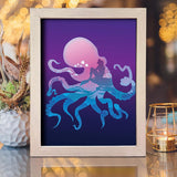 Mermaid 2  – Paper Cut Light Box File - Cricut File - 20x26cm - LightBoxGoodMan