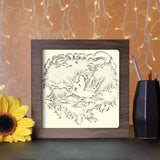 Mermaid 3 Square - Paper Cutting Light Box - LightBoxGoodman - LightboxGoodman