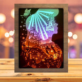 Mermaid 7 - Paper Cutting Light Box - LightBoxGoodman