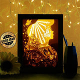 Mermaid 7 - Paper Cutting Light Box - LightBoxGoodman - LightboxGoodman