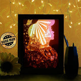 Mermaid 7 - Paper Cutting Light Box - LightBoxGoodman - LightboxGoodman