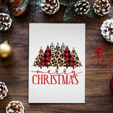 Merry Christmas Leopard And Plaid Tree - Cricut File - Svg, Png, Dxf, Eps - LightBoxGoodMan - LightboxGoodman