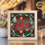 Merry Christmas – Paper Cut Light Box File - Cricut File - 20x20cm - LightBoxGoodMan - LightboxGoodman