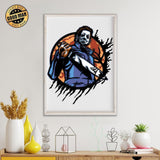 Michael Myers - Paper 3D Layered File - Cricut File - 20x21cm - LightBoxGoodMan - LightboxGoodman