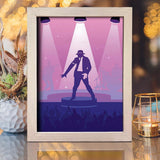 Micheal Jackson – Paper Cut Light Box File - Cricut File - 20x26cm - LightBoxGoodMan - LightboxGoodman