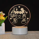 Mickey - Acrylic LED Light File - 4,5x4,5" - Cricut File - LightBoxGoodMan - LightboxGoodman