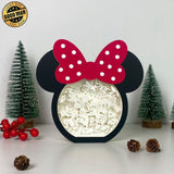 Mickey Love 2 - Paper Cut Minnie Mouse Light Box File - Cricut File - 7x7,3 Inches - LightBoxGoodMan - LightboxGoodman