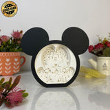 Mickey Love - Paper Cut Mickey Mouse Light Box File - Cricut File - 6,3x7,3 Inches - LightBoxGoodMan - LightboxGoodman