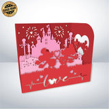 Mickey - Paper Cut Mini-Showcase File - Cricut File - 10x12cm - LightBoxGoodMan - LightboxGoodman