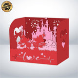 Mickey - Paper Cut Mini-Showcase File - Cricut File - 10x12cm - LightBoxGoodMan - LightboxGoodman