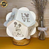 Mickey - Pentagon 3D Lantern File - Cricut File - LightBoxGoodMan - LightboxGoodman