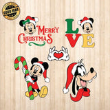 Mickey Xmas - Cricut File - Svg, Png, Dxf, Eps - LightBoxGoodMan - LightboxGoodman