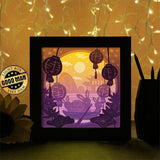 Mid Autumn Festival - Paper Cutting Light Box - LightBoxGoodman - LightboxGoodman