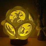 Mid Autumn - Pentagon 3D Lantern File - Cricut File - LightBoxGoodMan